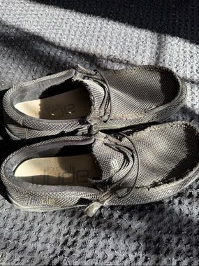 Hey Dude Men's Casual Slip-On Loafers in Charcoal